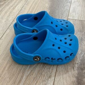 CROCS Kids Bright Blue Sandals - 8C
